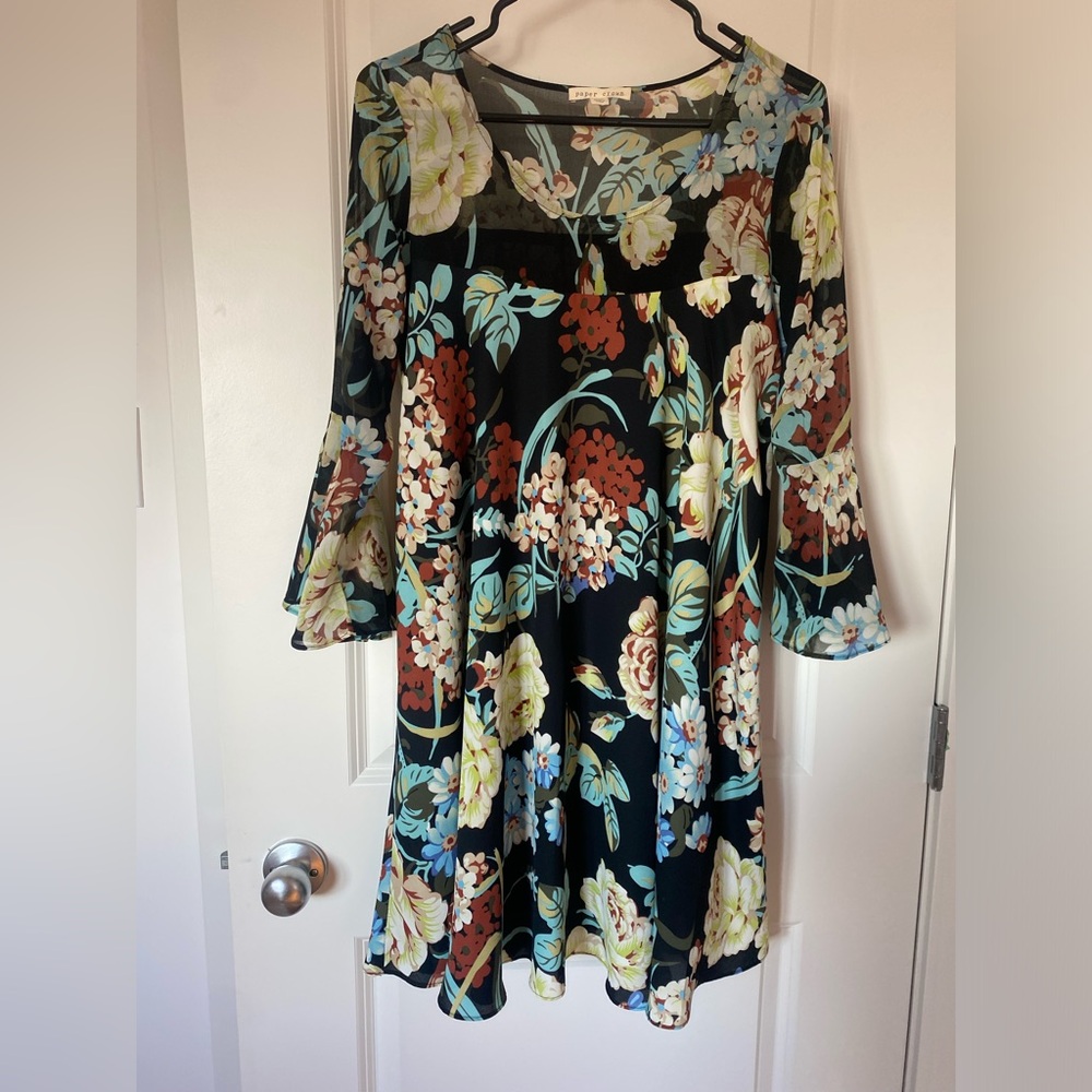 Paper Crown floral Dress